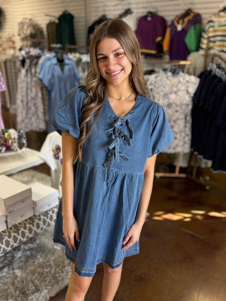 Downtown Treasure Denim Dress
