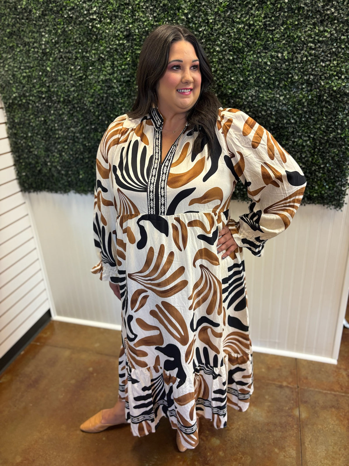 Sienna Horizon Maxi Dress - Plus