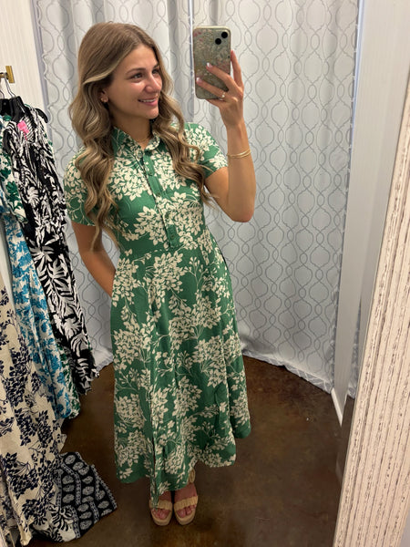 Flirty Foliage Dress