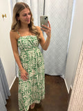 Tropic Retreat Tile Print Dress