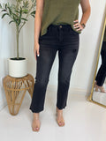 Marissa Straight Leg Release Hem Jean - Risen