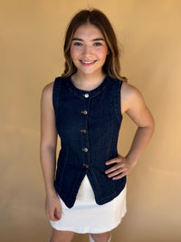 Blue Ridge Button Front Vest