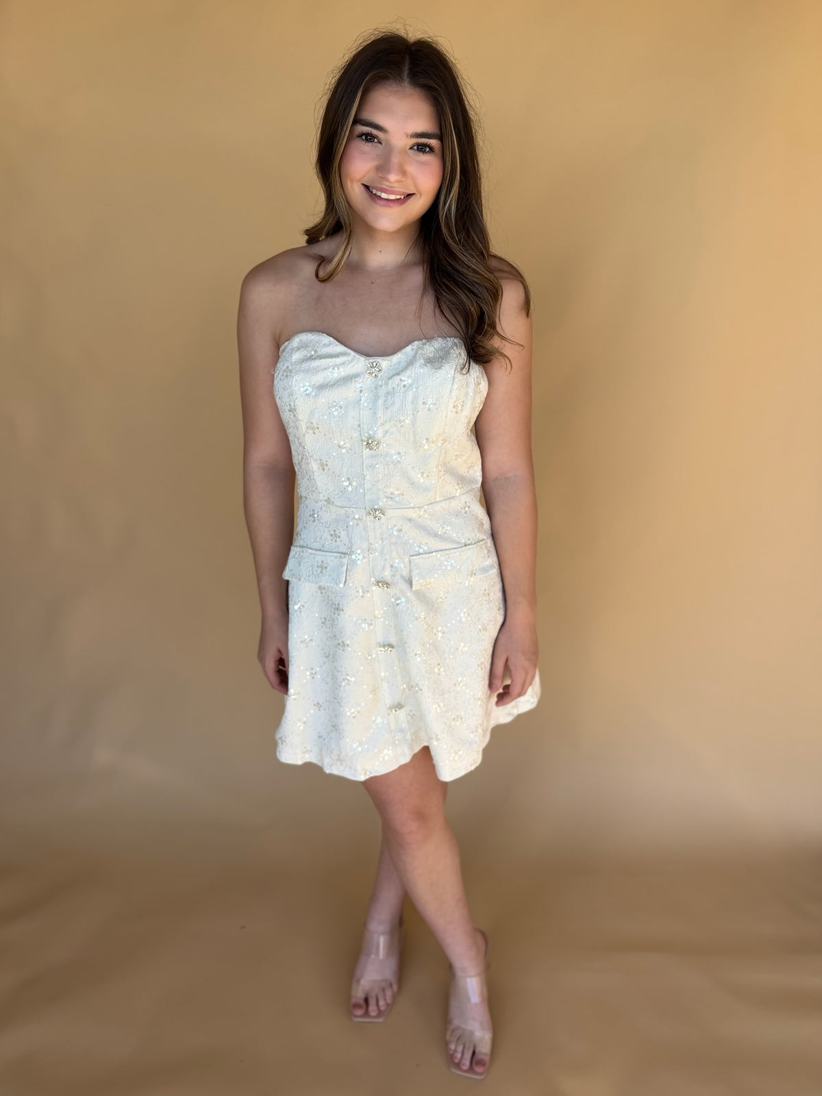 Diamond Hour Strapless Dress