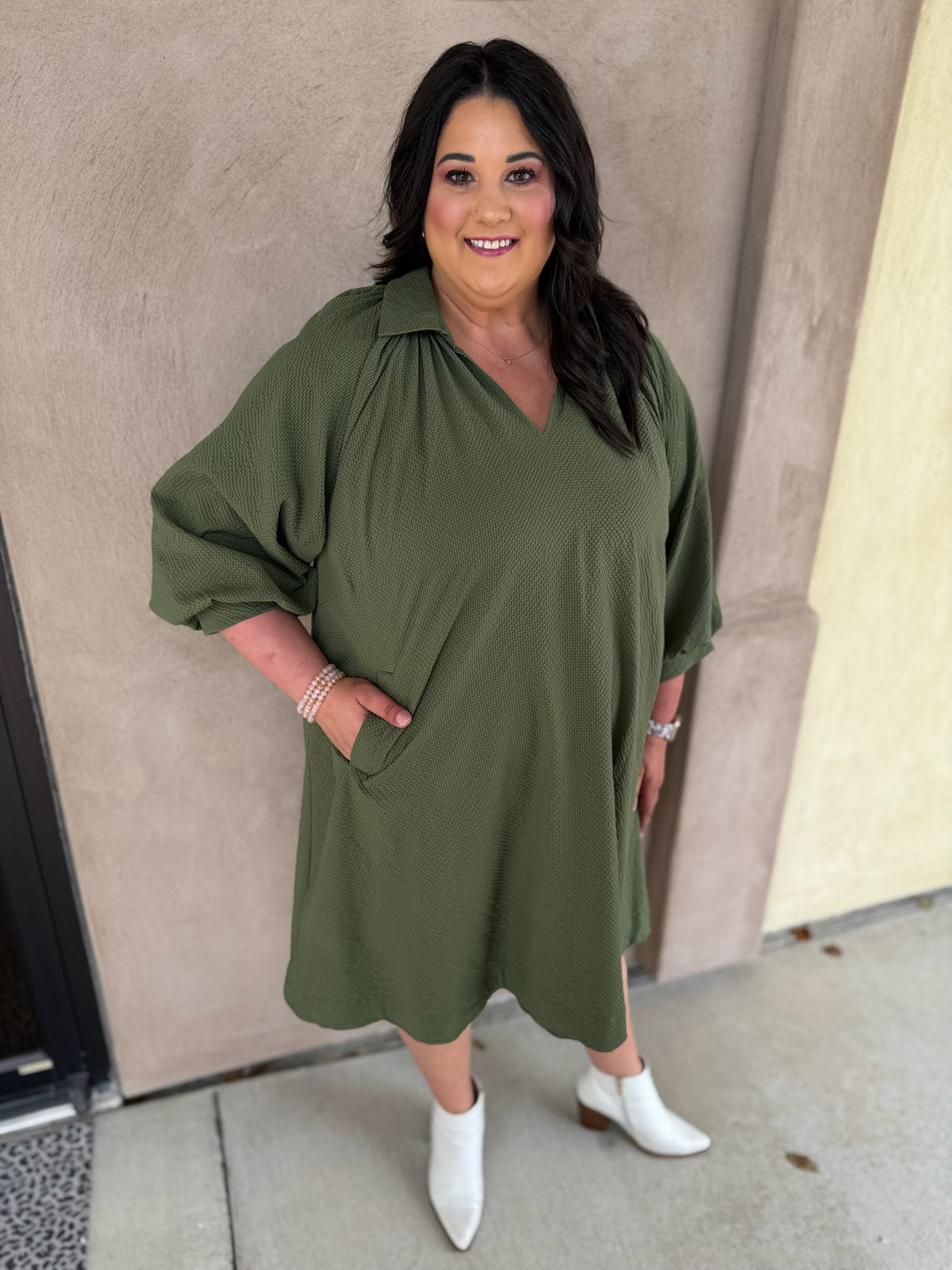 Easy Elegance Mini Dress - Plus