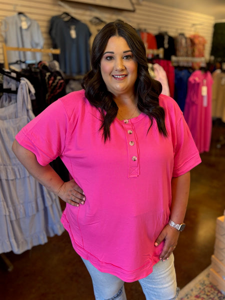 Casual Setting Knit Top - Plus