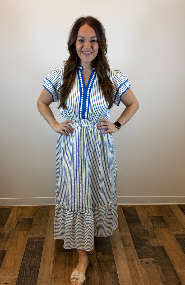 Tea Time Striped Dress