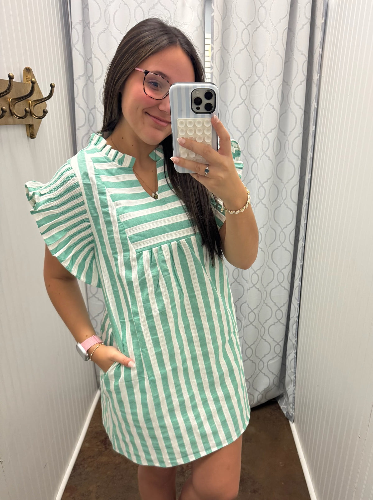 Sand and Surf Striped Dress