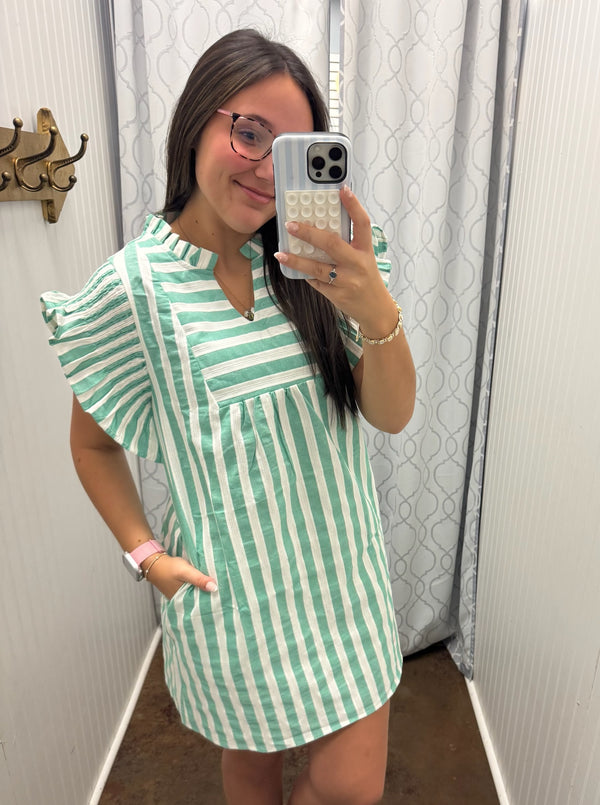 Sand and Surf Striped Dress