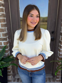 Sweetly Styled Ruffled Sweater