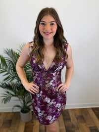 Gilded Garden Floral Dress