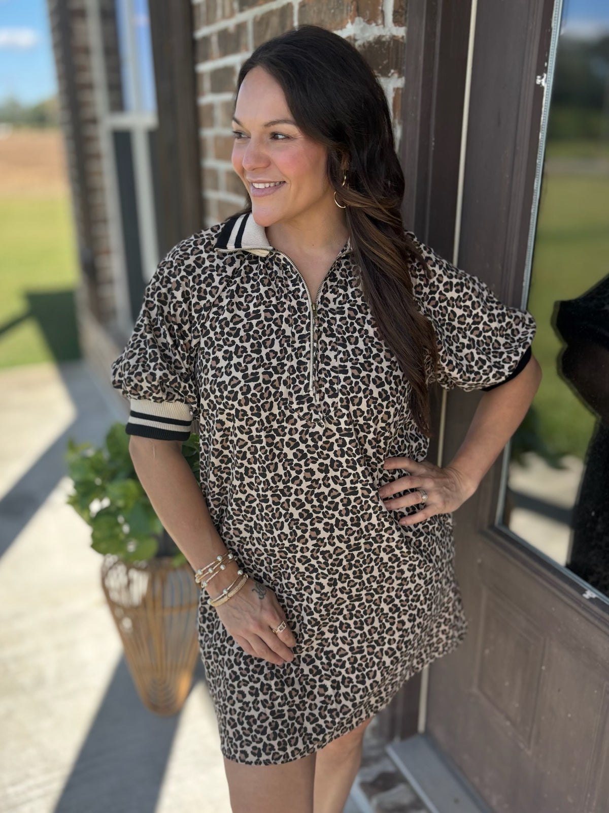 Bold Moves Leopard Dress