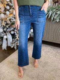 Anais Ankle Flare Jean - Risen