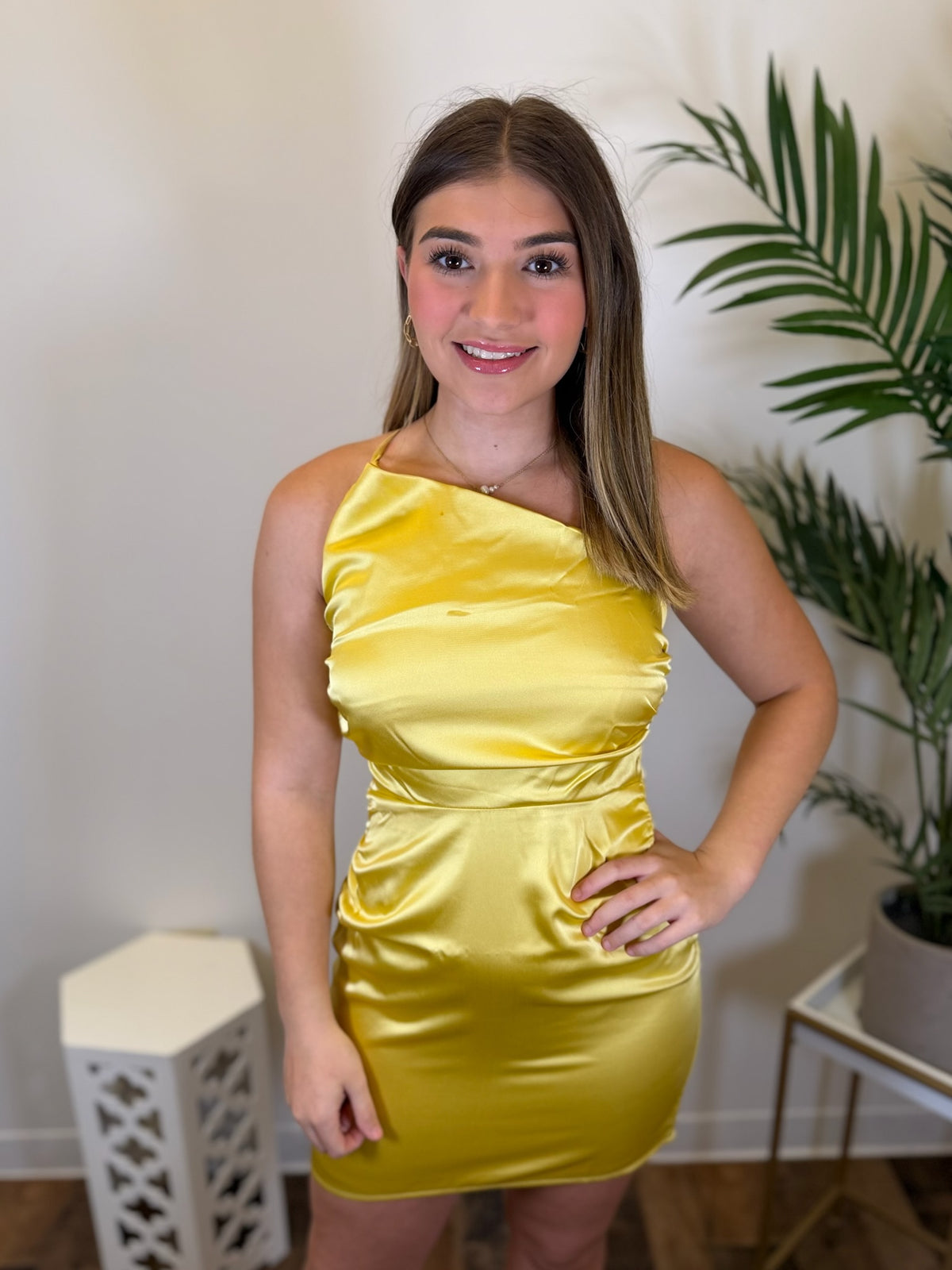 Golden Moment Mini Dress