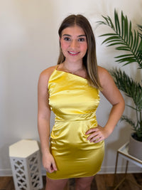 Golden Moment Mini Dress