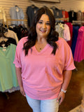 Whitney Waffle Knit Top - Plus