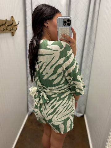 Palm Paradise Romper
