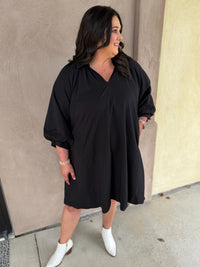 Easy Elegance Mini Dress - Plus