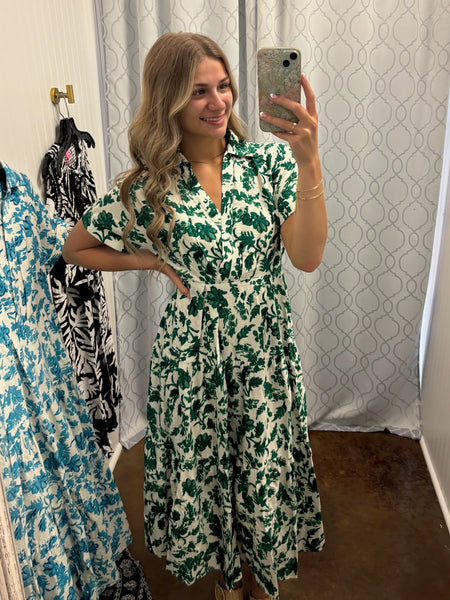 Floral Delight Midi Dress