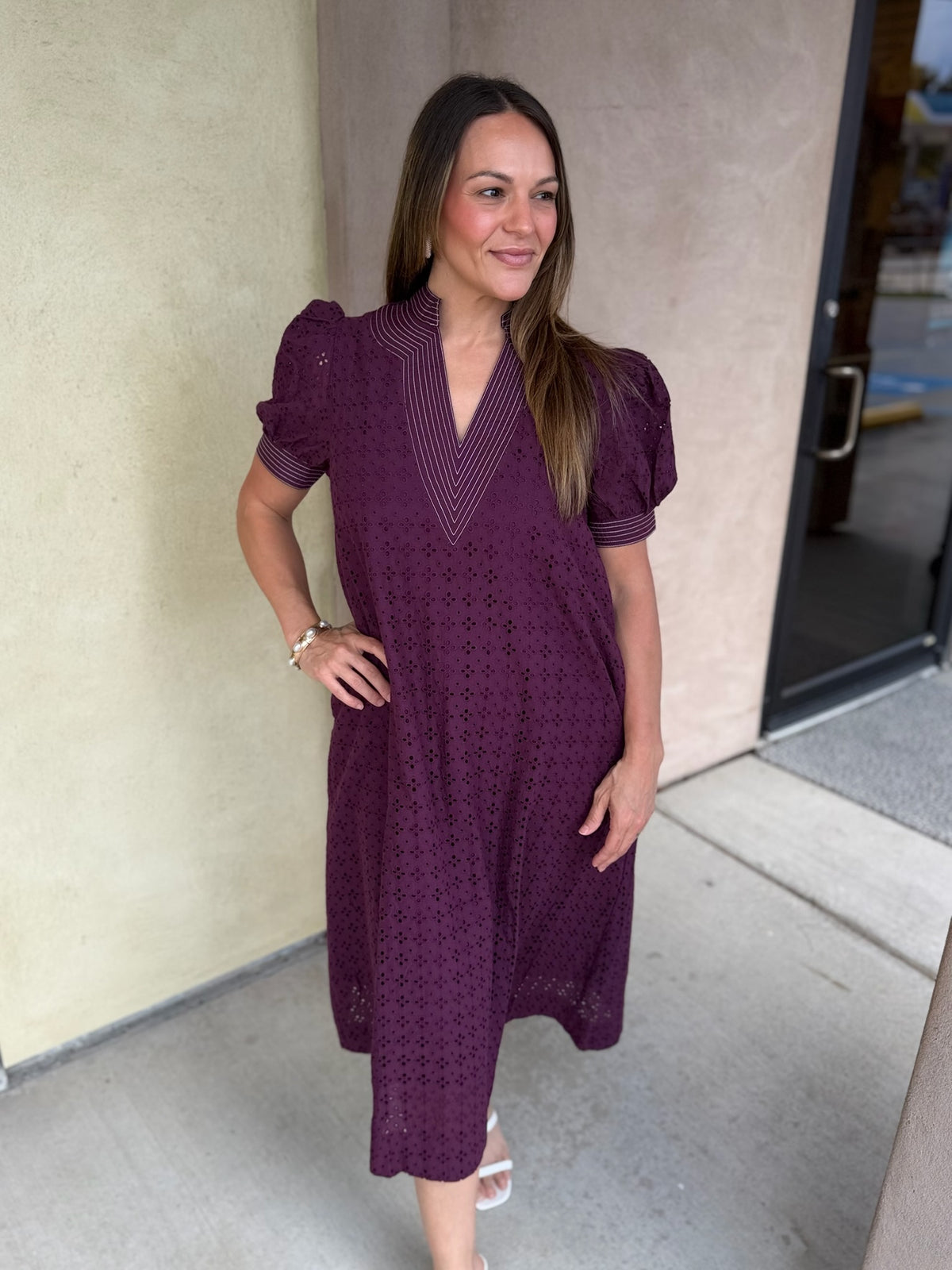 Something Special Eyelet Dress