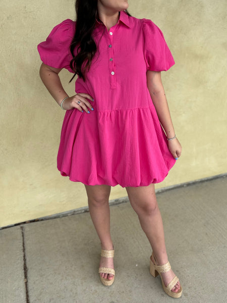 Captivating Puff Sleeve Dress