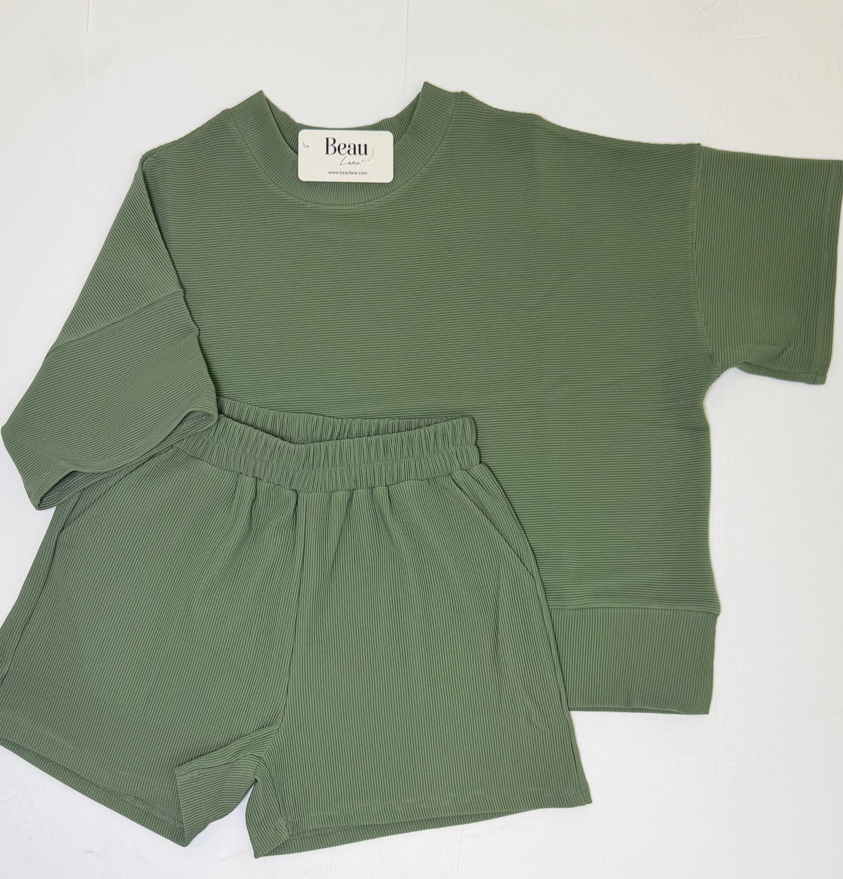 Weekend Retreat Ribbed Set