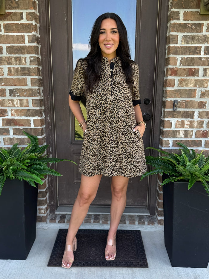 Naturally Noticeable Leopard Dress