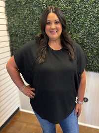 Easy Radiance Ribbed Top - Plus