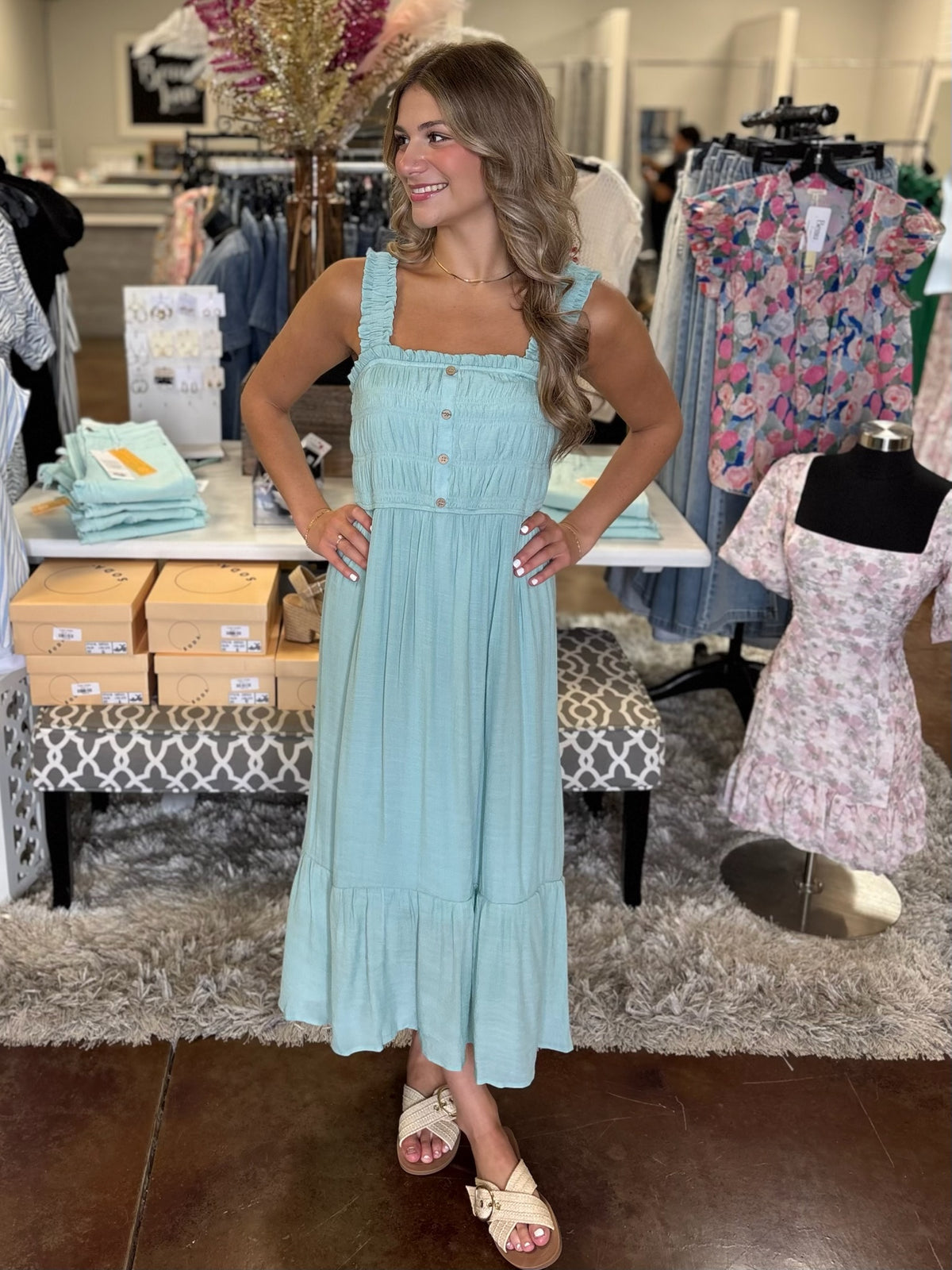 Sweet Summertime Smocked Dress