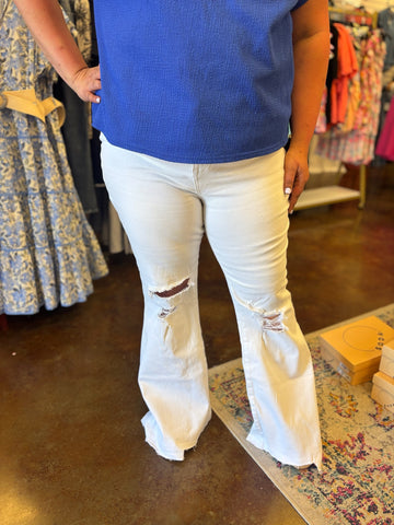 Ruby Release Hem Flare Jean - Risen (Plus)