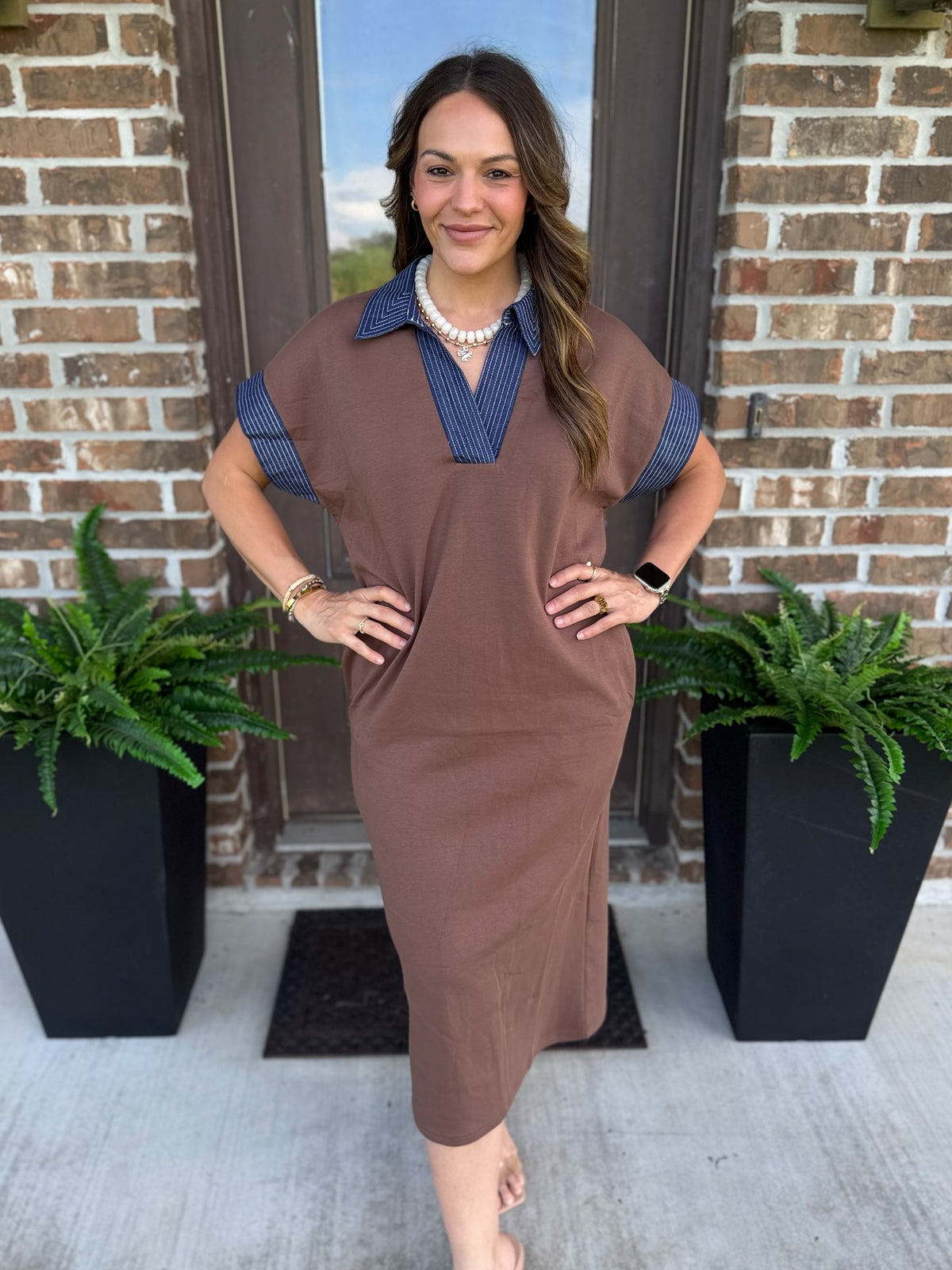 Just My Type Midi Dress
