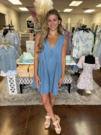 Rodeo Chic Denim Romper
