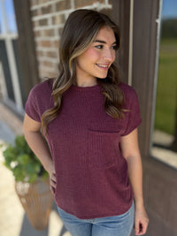 Cabin Retreat Ribbed Top
