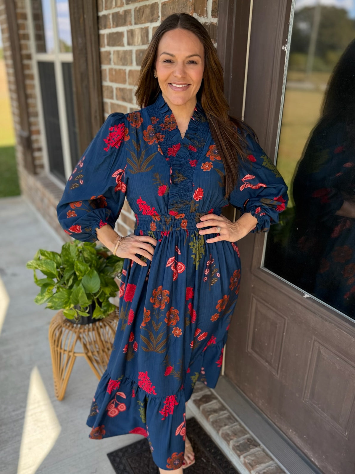 Painted Petals Maxi Dress