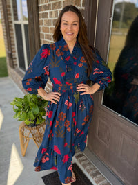 Painted Petals Maxi Dress