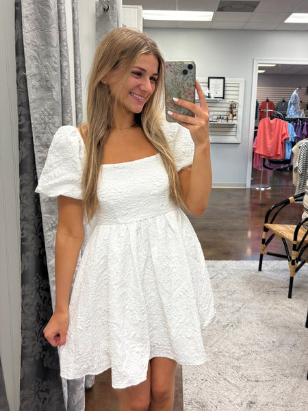 Joy of My Life Jacquard Dress