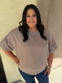 Off Duty Ribbed Top - Plus