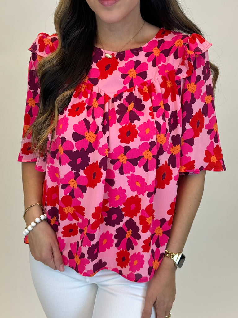 Bright Blossoms Top