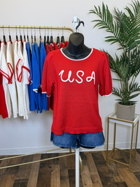 Sweet Liberty Knit Top