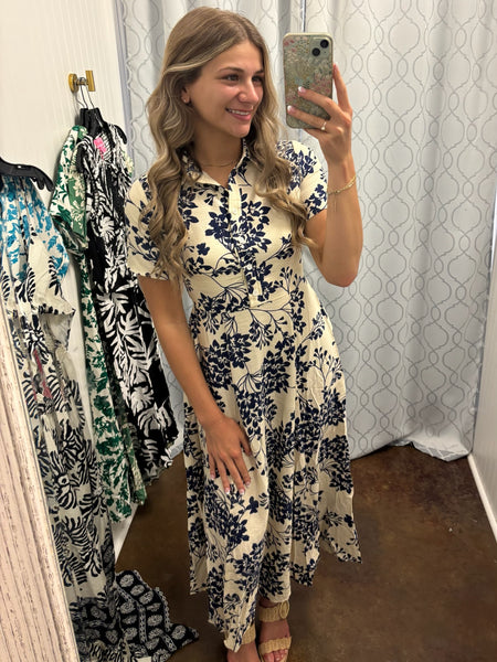 Flirty Foliage Dress