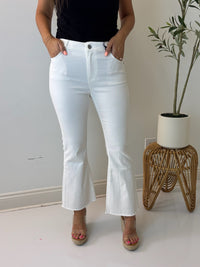 Faye High Rise Crop Flare Jean