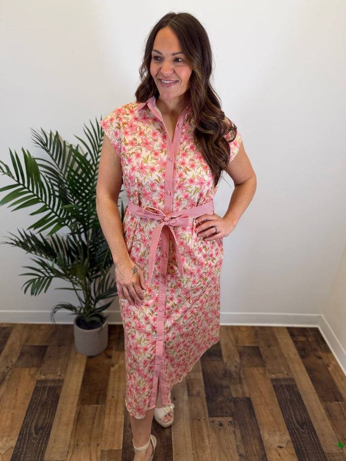 Pink Parlor Floral Dress