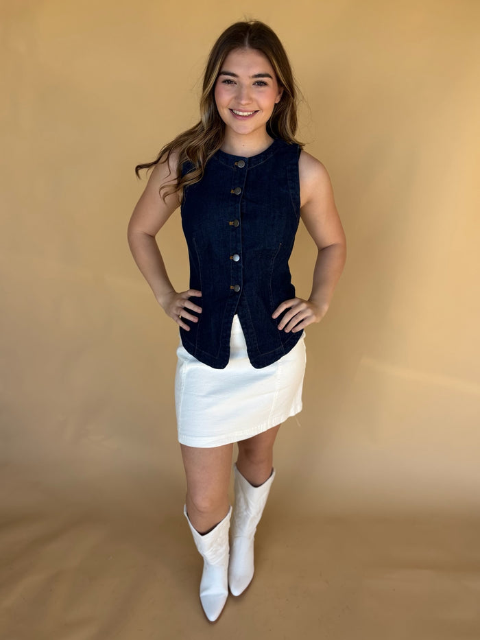 Blue Ridge Button Front Vest