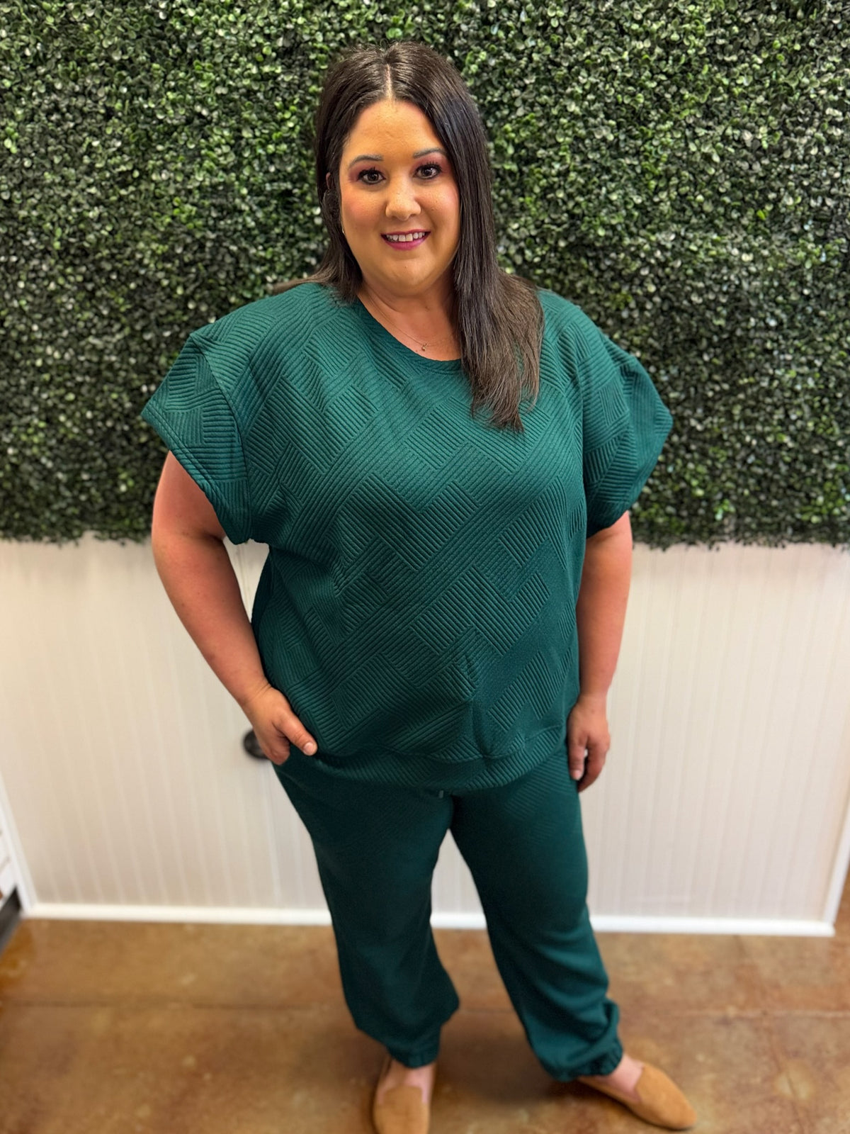 Structured Flow Pant Set - Plus