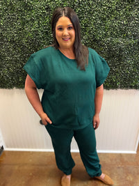 Structured Flow Pant Set - Plus