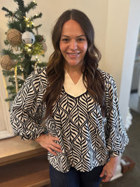 Modern Rhythm Blouse