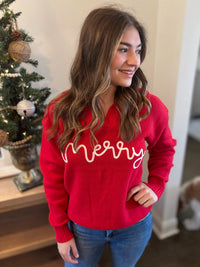 Very Merry Collared Sweater