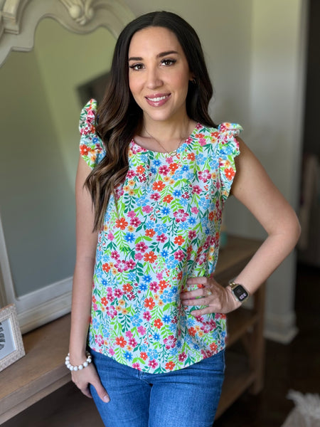 Sweet Retreat Floral Top