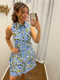 Petal Pop Scalloped Dress