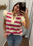 Palm Springs Striped Top
