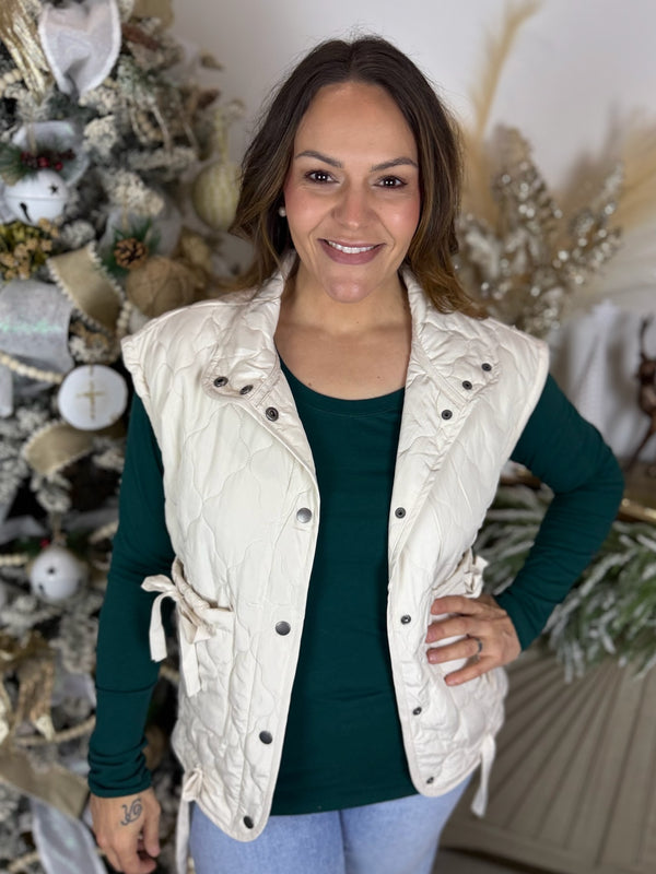 Winter Cloud Quilted Vest